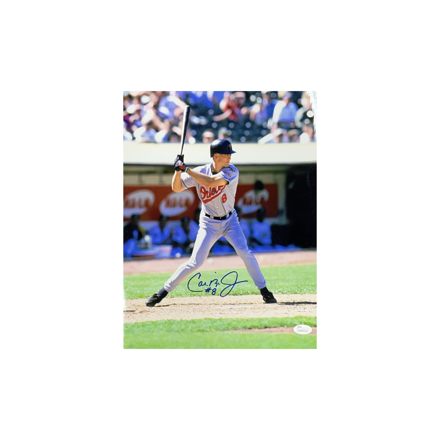 Cal Ripken Jr. Autographed Baltimore Orioles At Bat 11x14 JSA