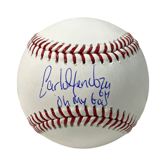 Carlos Mendoza Autographed OMLB "Oh My God" Inscription JSA