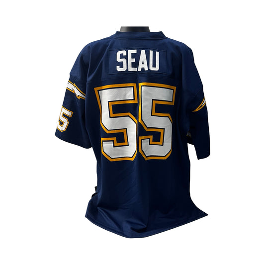 Junior Seau San Diego Chargers Blue 1994 Mitchell & Ness Jersey - Size 52