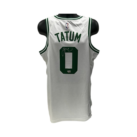 Jayson Tatum Autographed Boston Celtics White Nike Jersey Fanatics