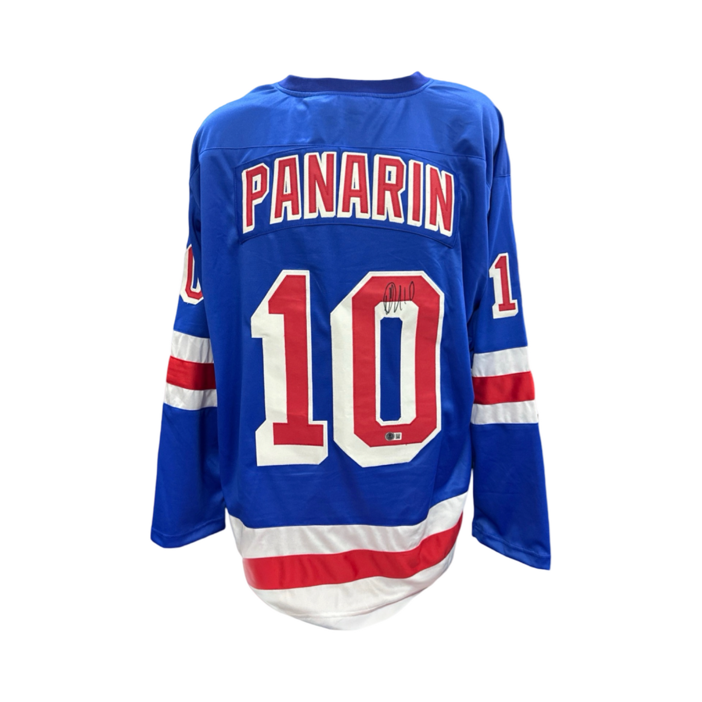 Artemi Panarin Autographed New York Rangers Blue Jersey Beckett