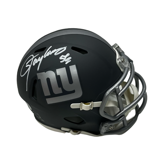 Lawrence Taylor Autographed New York Giants Slate Mini Helmet Beckett