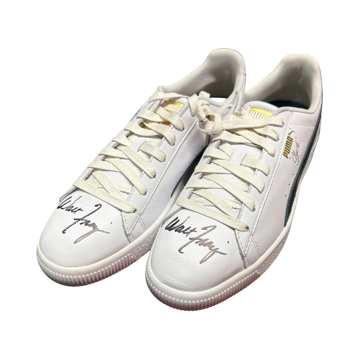 Walt Clyde Frazier Autographed Puma “Clyde” Double Signed JSA COA