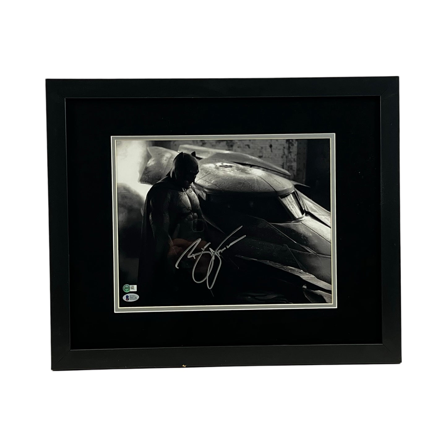 Ben Affleck Autographed Batman Batmobile 11x14 Beckett - Framed