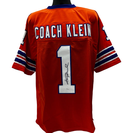 Henry Winkler Autographed Coach Klein Waterboy Mud Dogs Jersey JSA