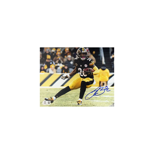 Le'Veon Bell Autographed Pittsburgh Steelers Juke 8x10 Beckett