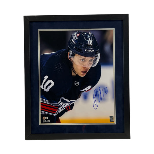Artemi Panarin Autographed Close Up Framed 16X20 Beckett