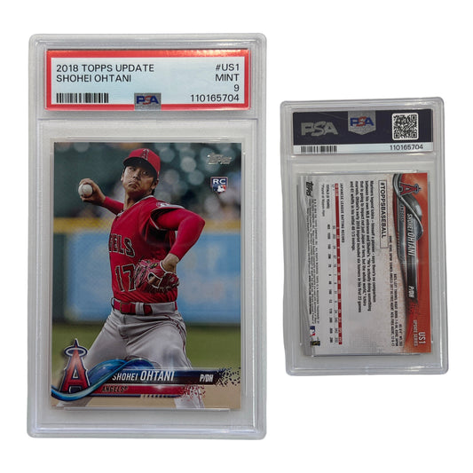 2018 Shohei Ohtani Topps Update #US1 PSA MINT 9