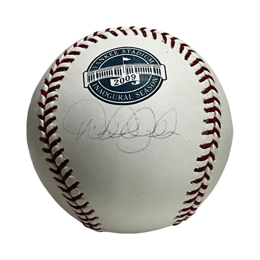 Derek Jeter Autographed New York Yankees 2009 Inaugural Season Logo Ball Steiner