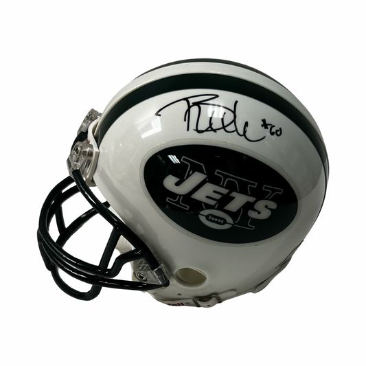 D'Brickashaw Ferguson Autographed New York Jets Speed Mini Helmet Beckett