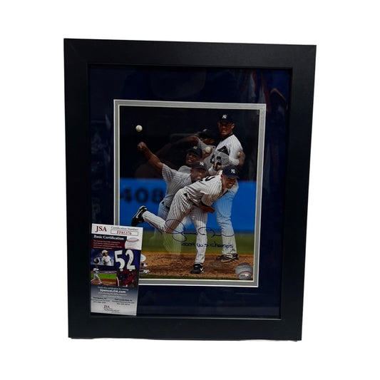 Mariano Rivera Autographed New York Yankees 8x10 "2009 WS Champs" Inscription JSA