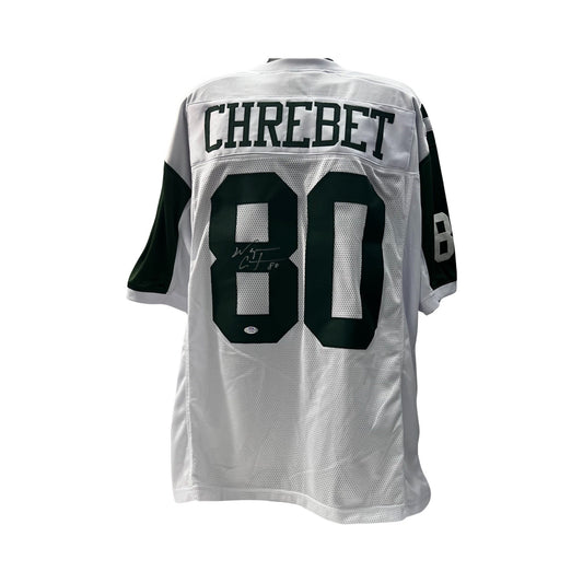 Wayne Chrebet Autographed New York Jets White Jersey PSA