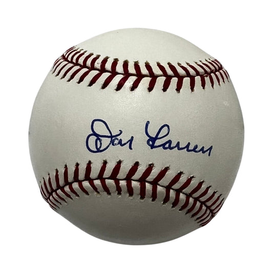 Don Larsen Autographed New York Yankees Official American League Baseball JSA