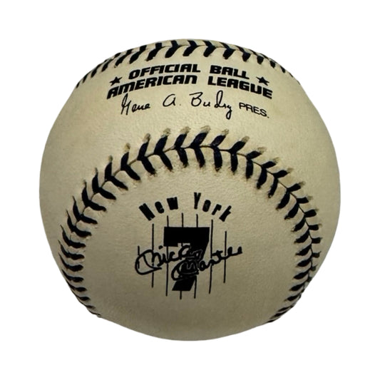 Rawlings Mickey Mantle Commemorative Official MLB Baseball #7 Yankees Logo