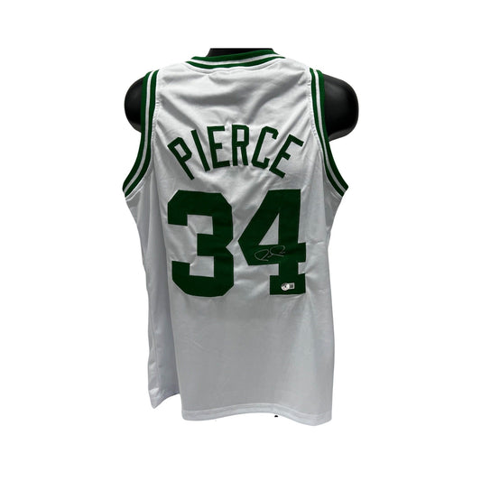 Paul Pierce Autographed Boston Celtics White Jersey Beckett