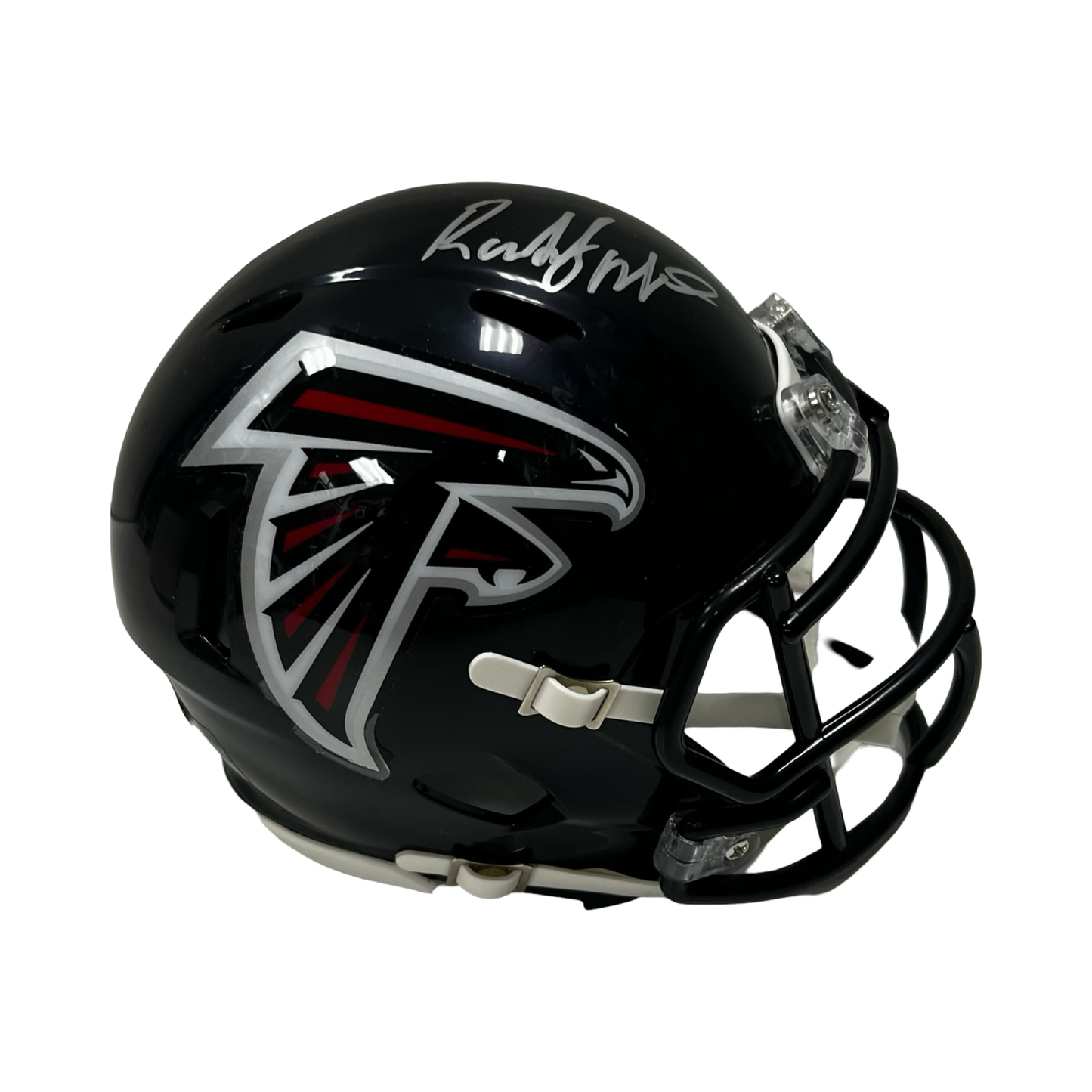 Roddy White Autographed Atlanta Falcons Speed Mini Helmet Beckett