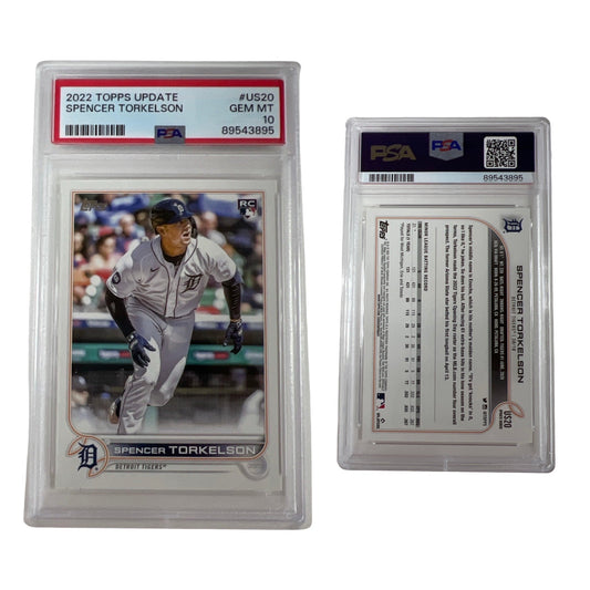 2022 Topps Update Spencer Torkelson #US20 PSA GEM MT 10