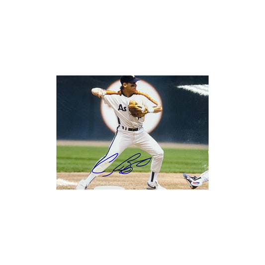 Craig Biggio Autographed Houston Astros Fieding 11x14 PSA