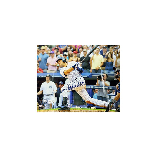 Derek Jeter Autographed New York Yankees 300th Hit 8x10 Steiner