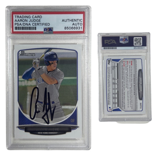 2013 Aaron Judge Bowman Draft Picks & Prospects Draft Picks #BDPP19 PSA AUTO Authentic