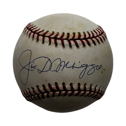 Joe DiMaggio Autographed New York Yankees Official American League Baseball JSA LOA