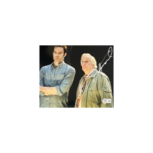 Henry Winkler Autographed Barry With Bill Hader 8x10 Beckett