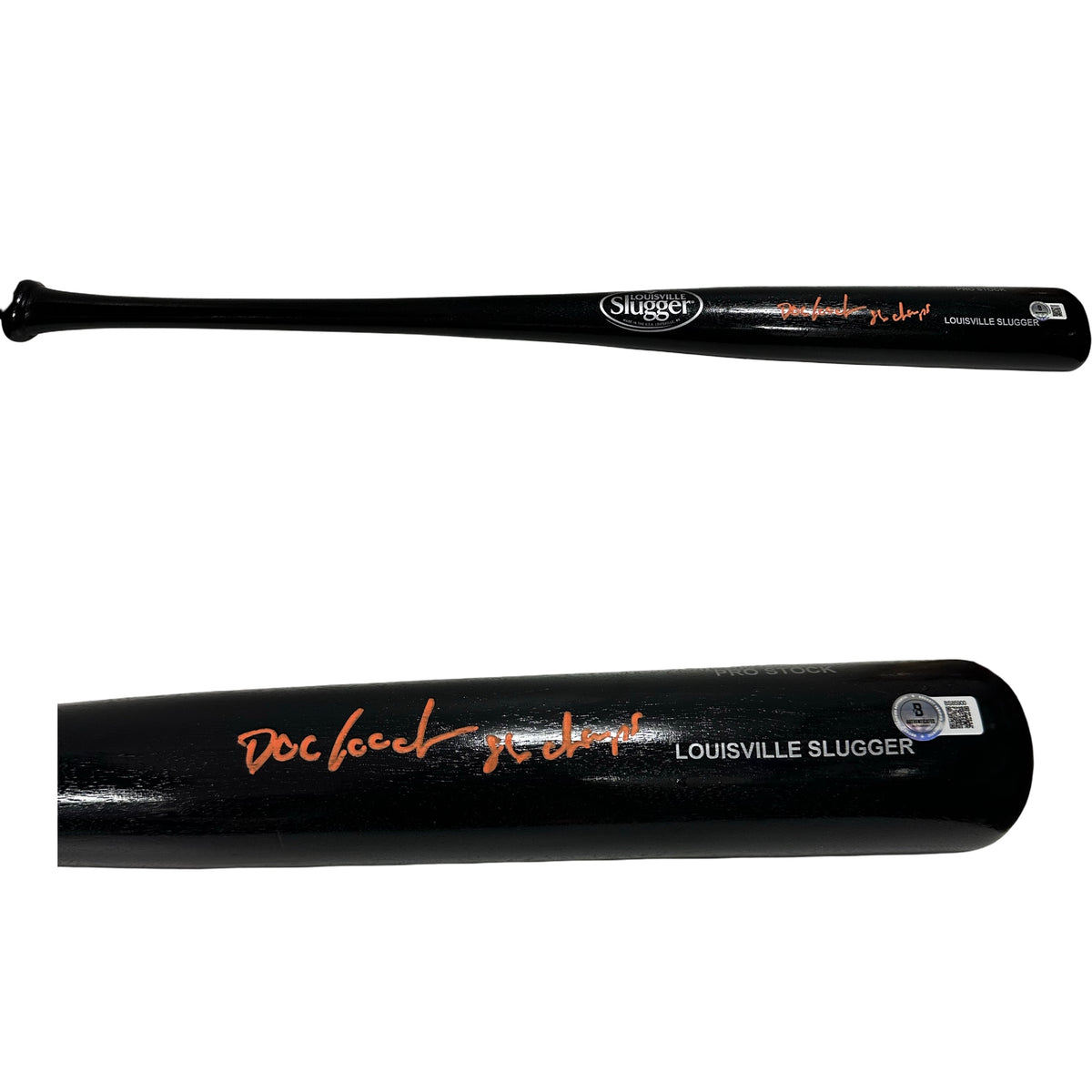 Doc Gooden Autographed New York Mets Louisville Slugger Bat Beckett BAS
