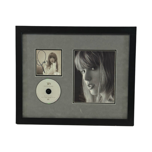 Taylor Swift Autographed Cut & Framed CD 11x14 Frame Close-Up JSA