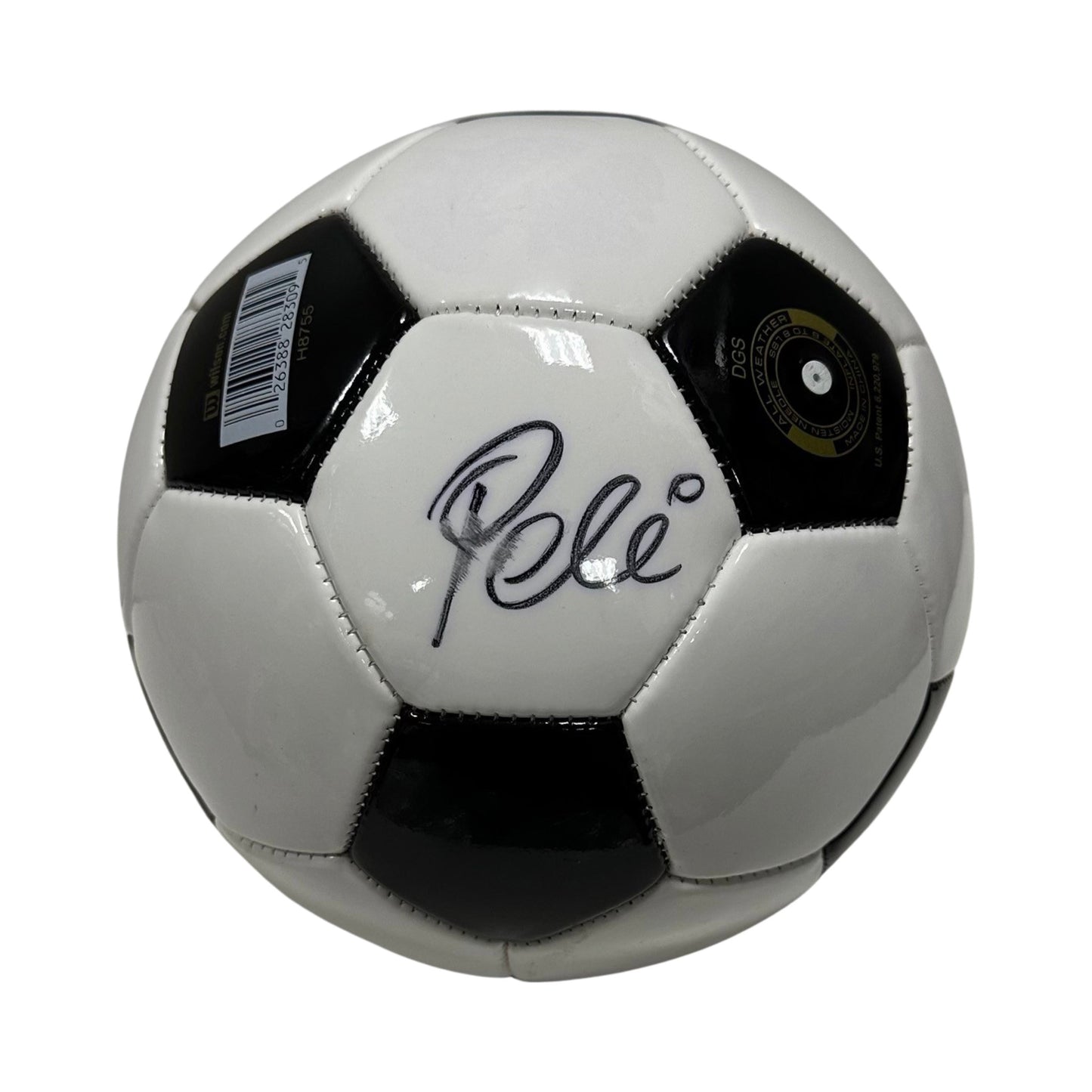 Pele Autographed Wilson Soccer Ball JSA