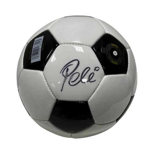 Pele Autographed Wilson Soccer Ball JSA