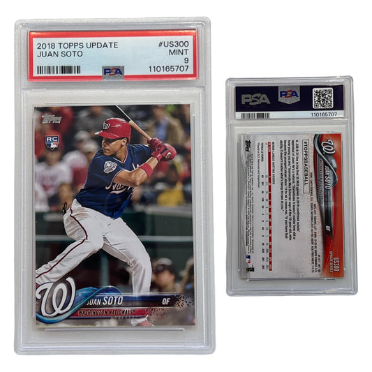 2018 Juan Soto Topps Update #US300 PSA MINT 9