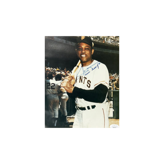 Willie Mays Autographed San Francisco Giants 8x10 JSA