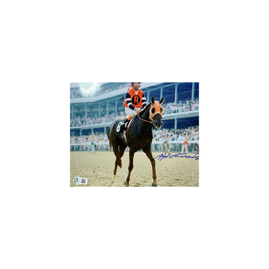 Angel Cordero Autographed Gallop 8x10 Beckett