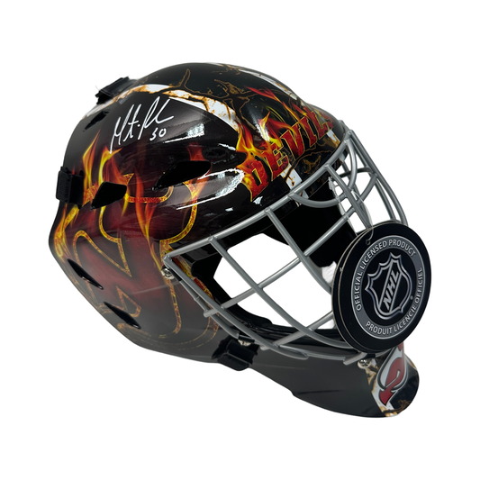 Martin Brodeur Autographed New Jersey Devils Helmet JSA