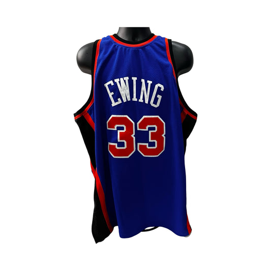 Patrick Ewing New York Knicks Blue 1996 Mitchell & Ness Jersey - Size 52