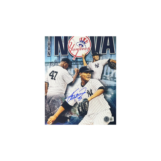 Ivan Nova Autographed New York Yankees Edit 8x10 Beckett