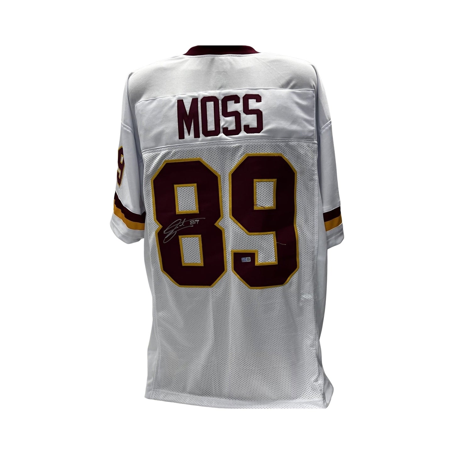 Santana Moss Autographed Washington Commanders White Jersey Steiner CX