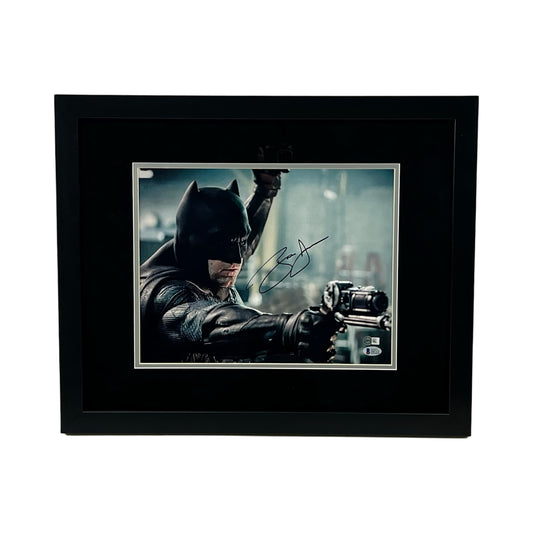 Ben Affleck Autographed Batman 11x14 Beckett - Framed