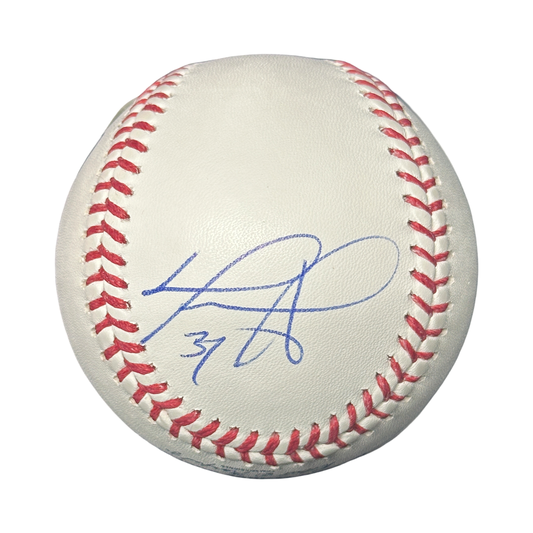 David Ortiz Autographed Boston Red Sox Hall of Fame Logo Baseball Beckett