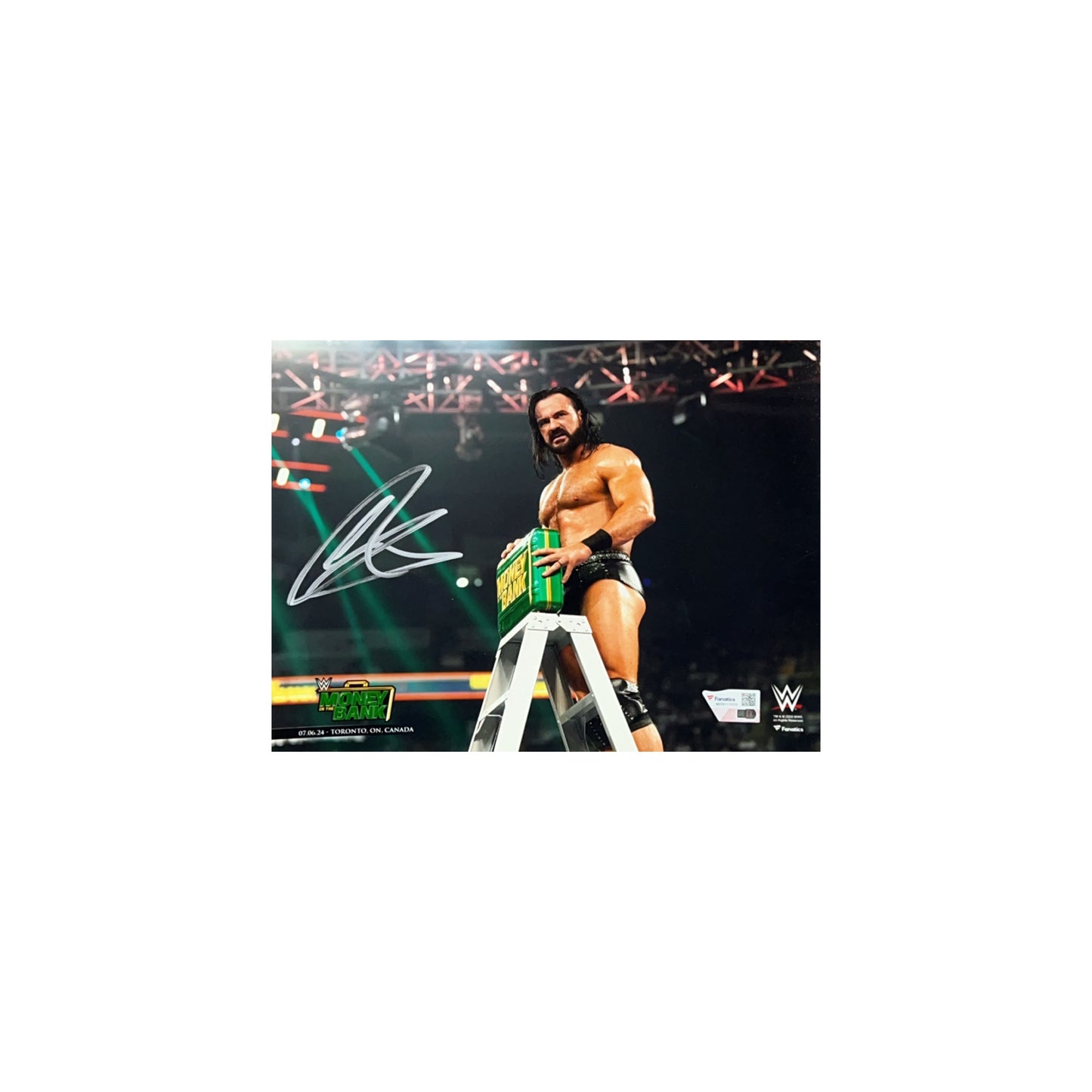 Drew McIntyre Autographed WWE Money In The Bank 8x10 Fanatics