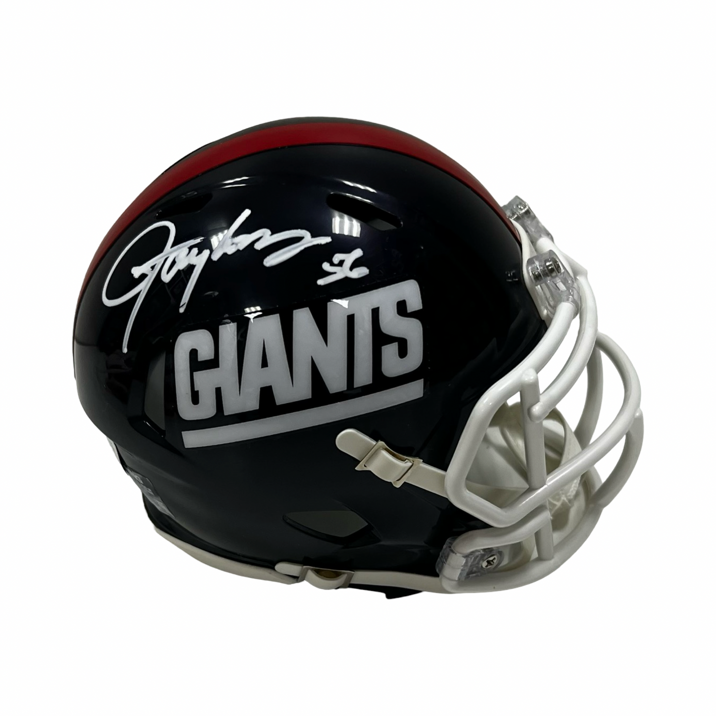 Lawrence Taylor Autographed New York Giants Old School Speed Mini Helmet Beckett