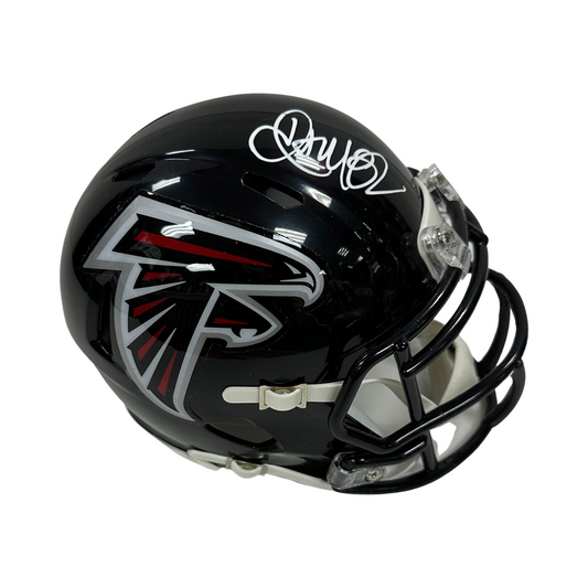 Jamal Anderson Autographed Atlanta Falcons Speed Mini Helmet Steiner CX
