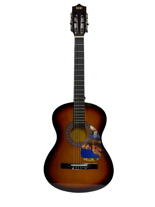Sabrina Carpenter Autographed Natural Brown Guitar Beckett