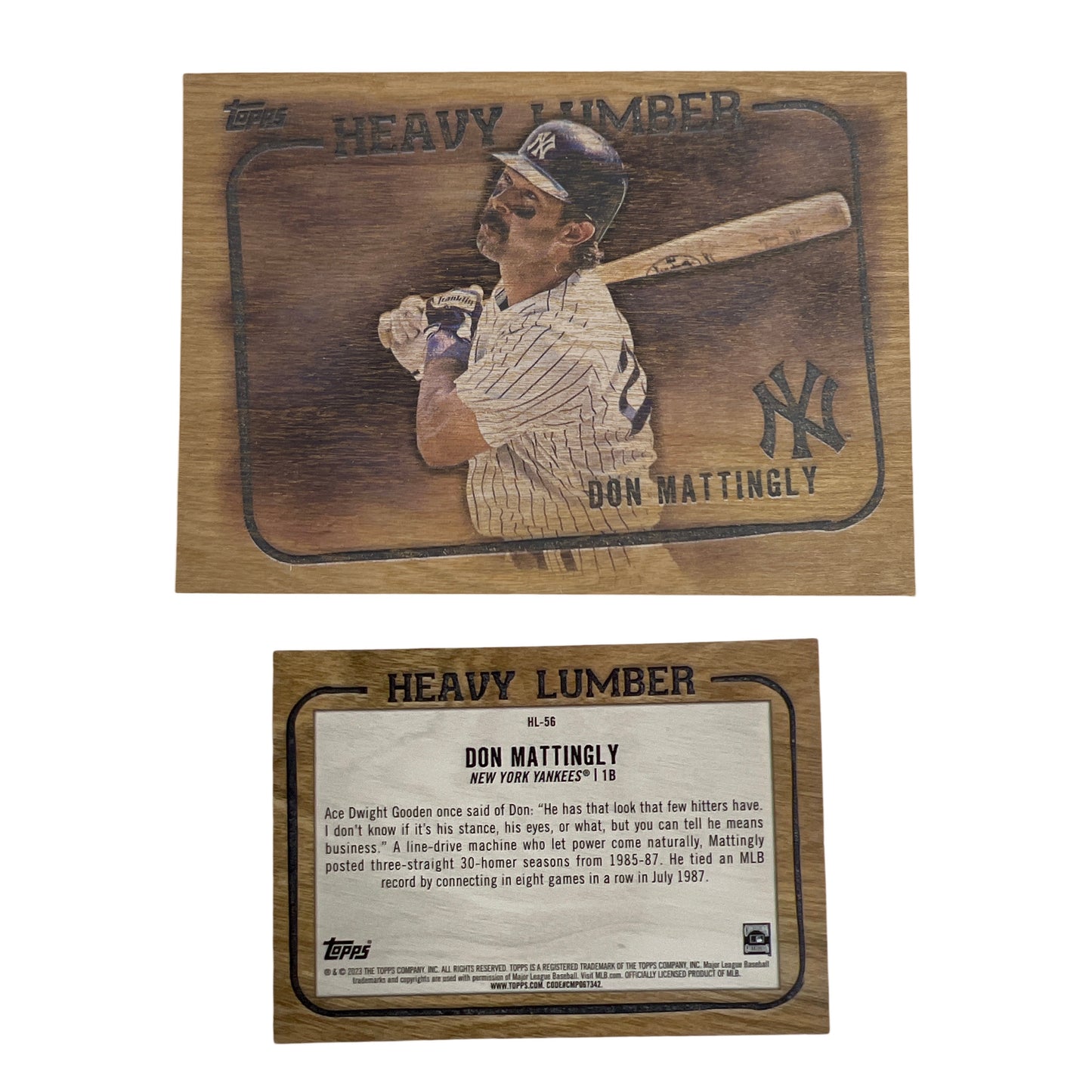 2023 Don Mattingly Topps Update Heavy Lumber SSP #HL-56