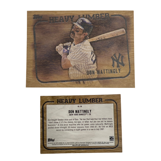 2023 Don Mattingly Topps Update Heavy Lumber SSP #HL-56