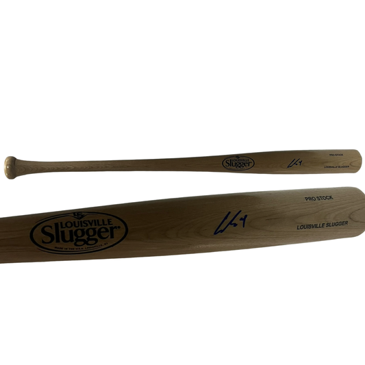 Lawrence Butler Autographed Tan Louisville Slugger Bat Beckett