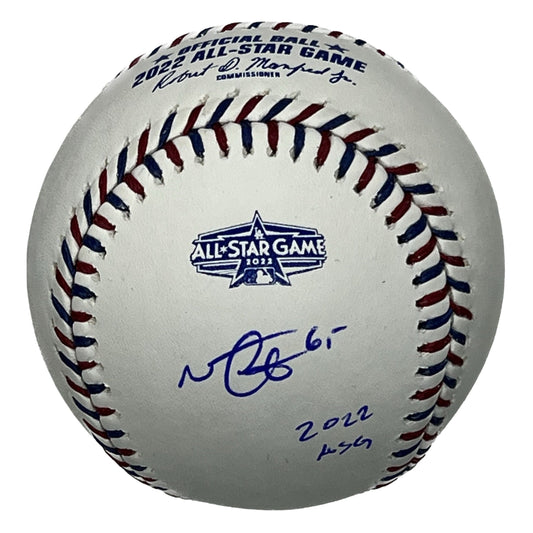 Nestor Cortes Autographed New York Yankees 2022 ASG Logo Ball 2022 ASG Inscription PSA