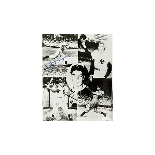 Joe DiMaggio Autographed New York Yankees Collage 8x10 JSA