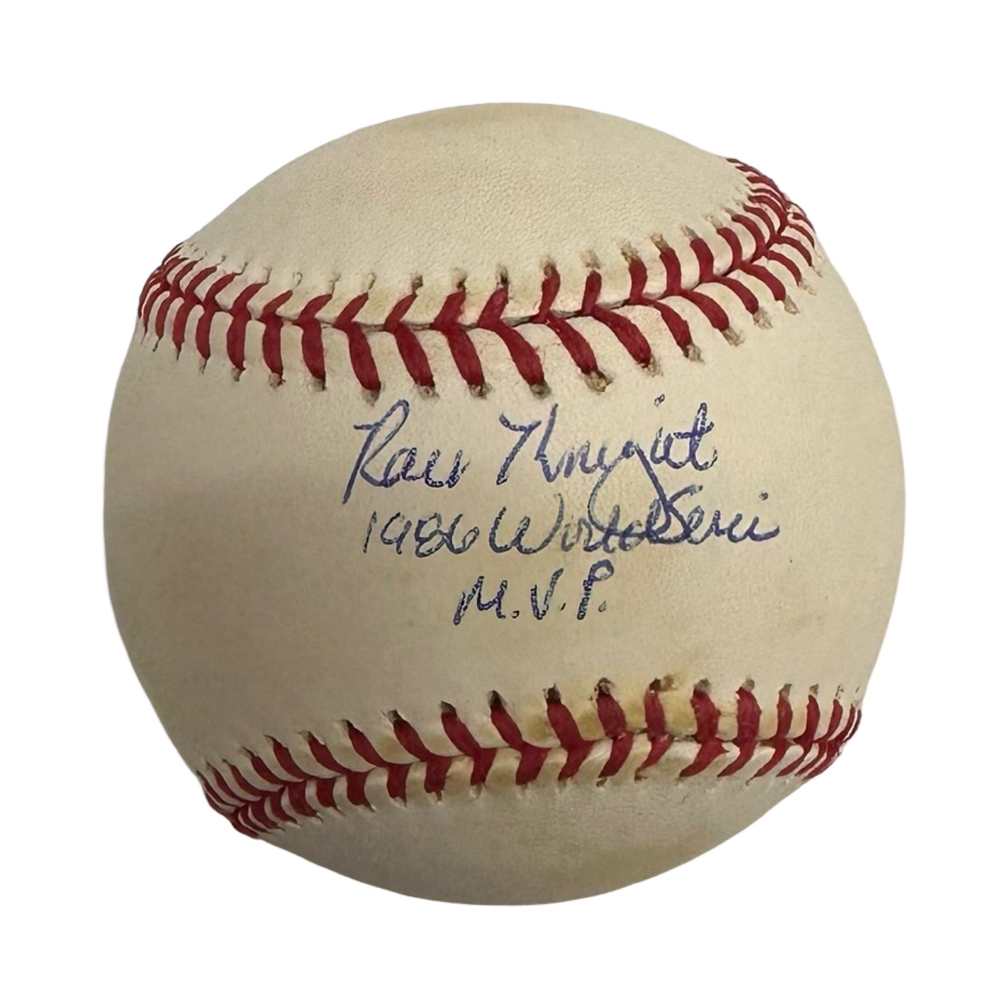 Ray Knight Autographed ONL "1986 World Series M.V.P." Inscription Beckett
