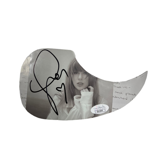 Taylor Swift Autographed Pick Guard With Heart Inscription JSA